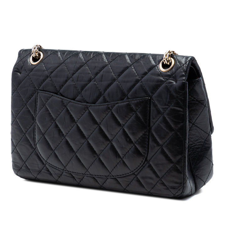 Chanel Matelassé vieilli Cuir de veau Reissue 2.55 Double rabat 226
