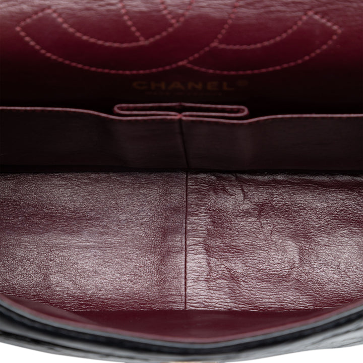 Chanel Matelassé vieilli Cuir de veau Reissue 2.55 Double rabat 226