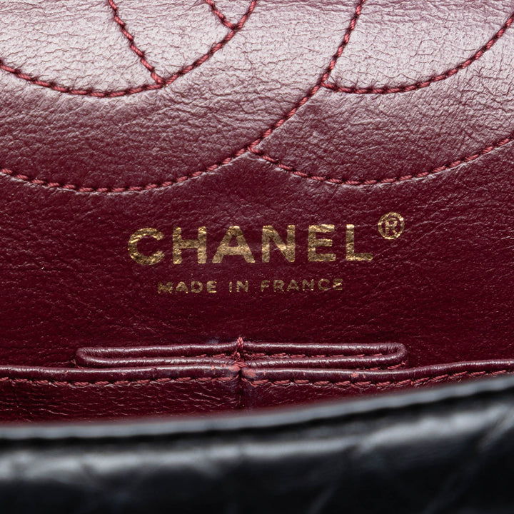 Chanel Matelassé vieilli Cuir de veau Reissue 2.55 Double rabat 226