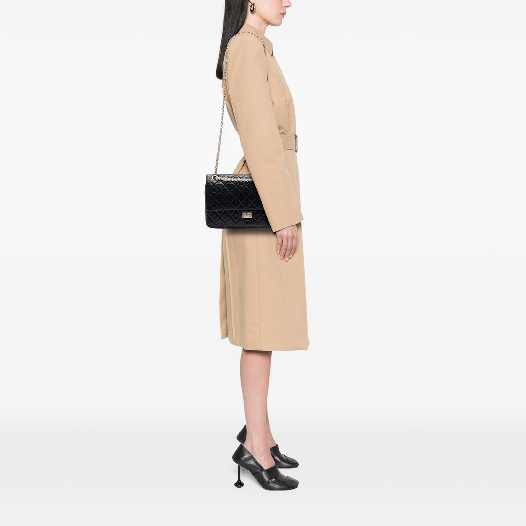 Chanel Matelassé vieilli Cuir de veau Reissue 2.55 Double rabat 226