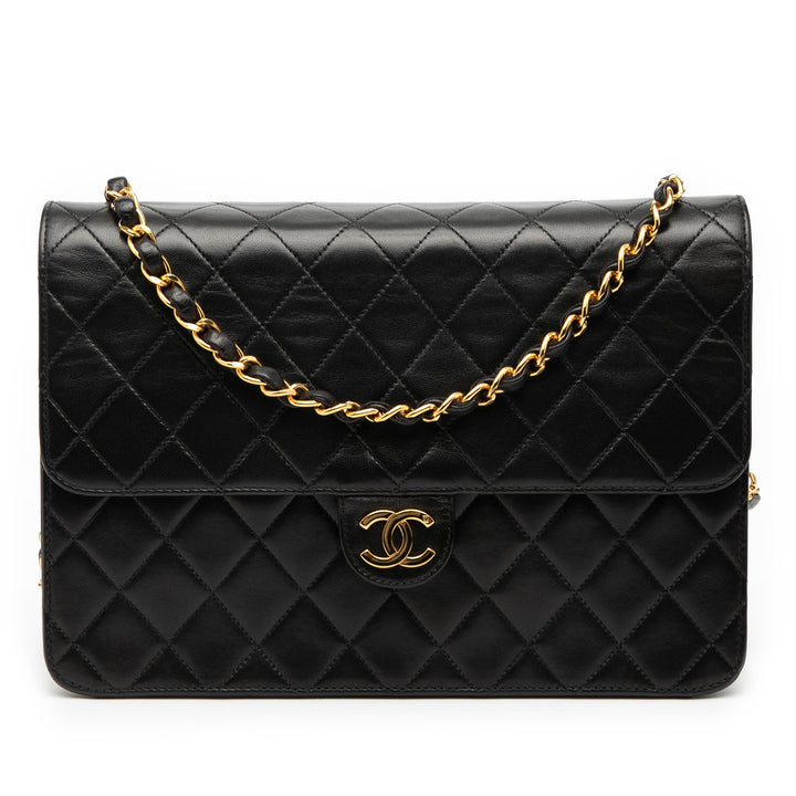 Chanel Medium CC Matelassé Cuir d’agneau Simple rabat – GABY PARIS Authentique