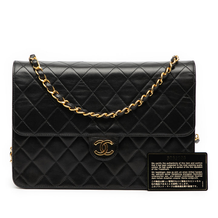 Chanel Medium CC Matelassé Cuir d’agneau Simple rabat – GABY PARIS Authentique