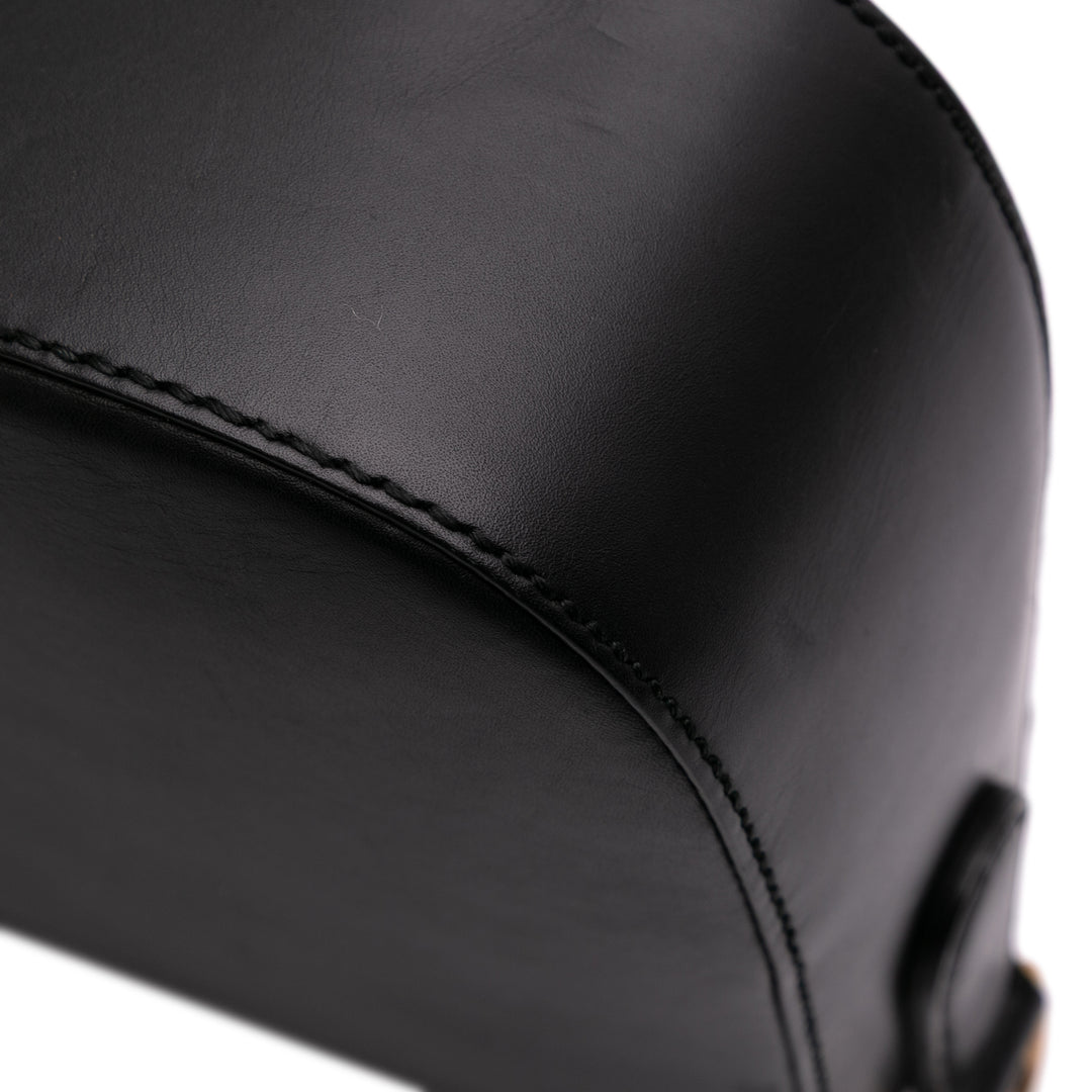 Gucci Medium Cuir Lady Web Sac porté croisé Noir