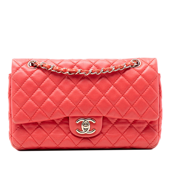 Chanel Medium Classic Cuir d’agneau Double rabat