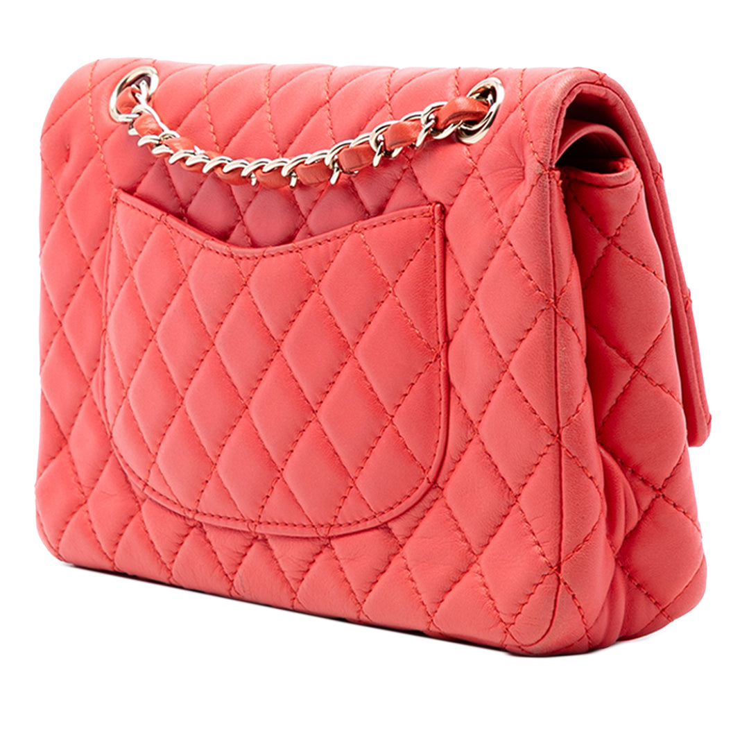Chanel Medium Classic Cuir d’agneau Double rabat