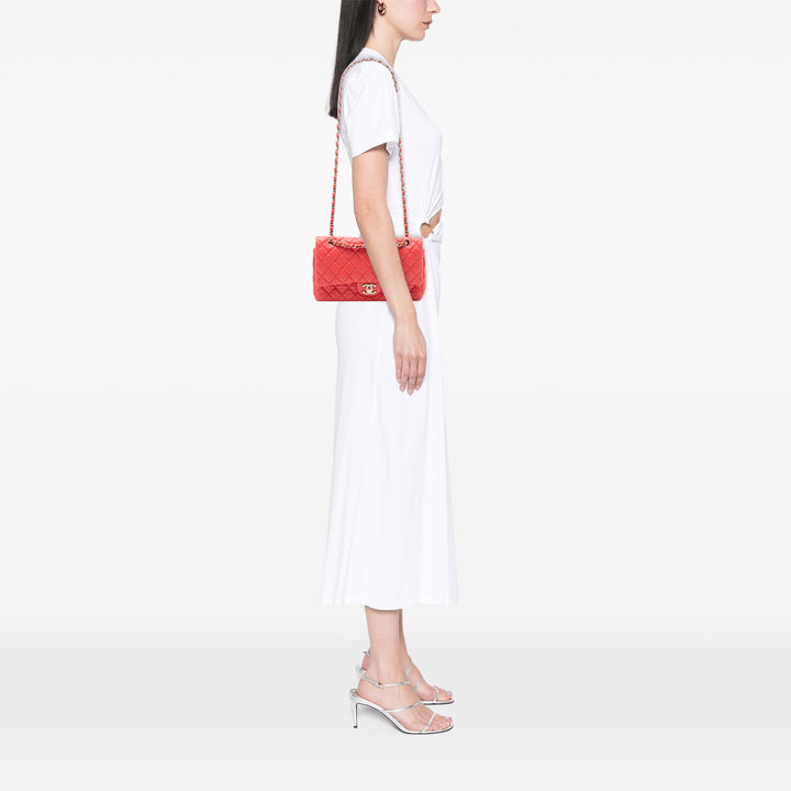 Chanel Medium Classic Cuir d’agneau Double rabat