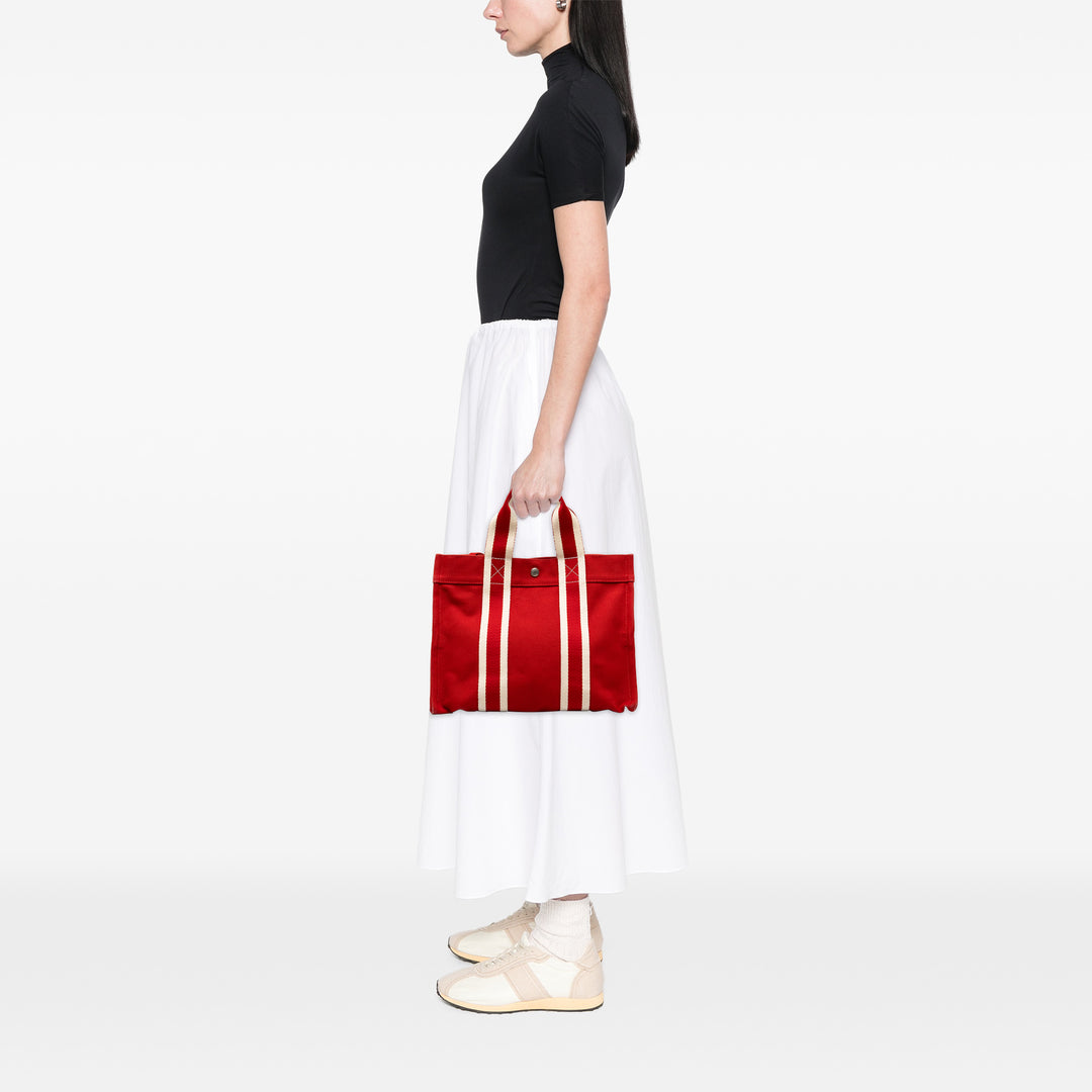 Hermès Cabas Fourre Tout PM Rouge – vue 6 – GABY PARIS