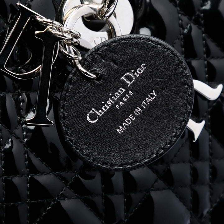 Dior Lady Dior Cannage Grand Noir – vue 5 – GABY PARIS