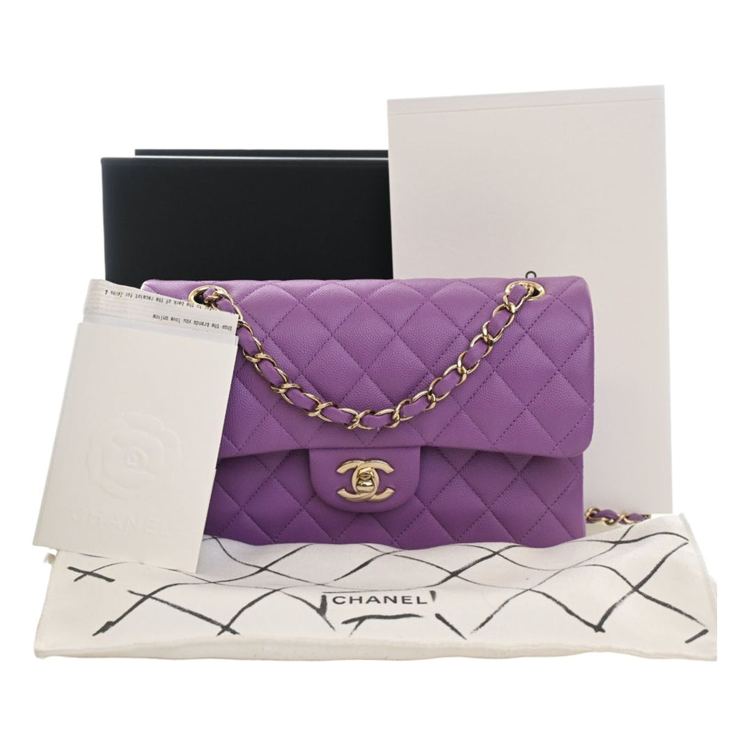 Chanel Small Classic Caviar Double rabat