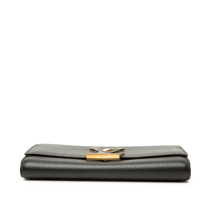 Louis Vuitton Taurillon Capucines Portefeuille long
