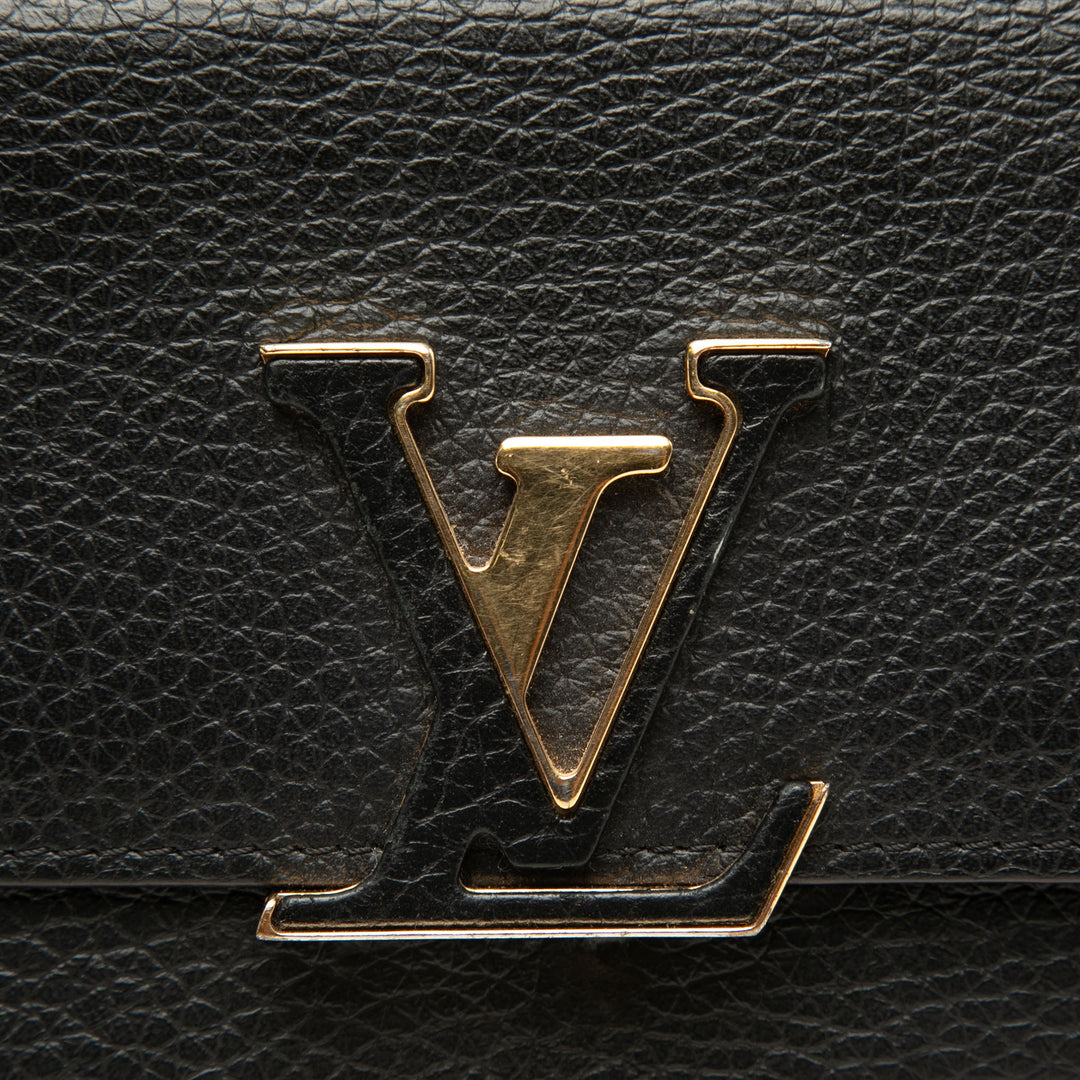 Louis Vuitton Taurillon Capucines Portefeuille long