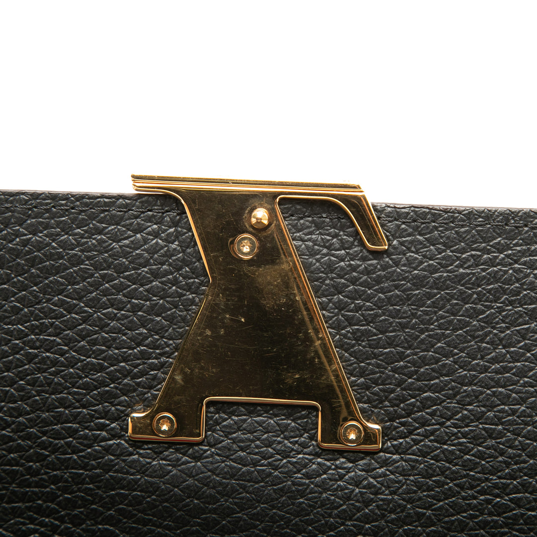 Louis Vuitton Taurillon Capucines Portefeuille long