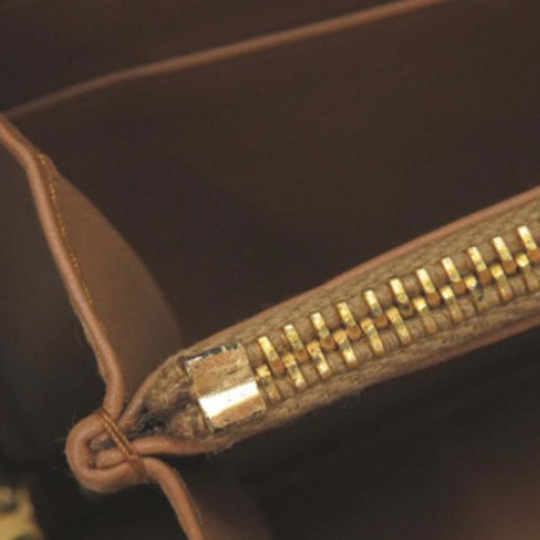 Prada Cuir Zip Around Portefeuille