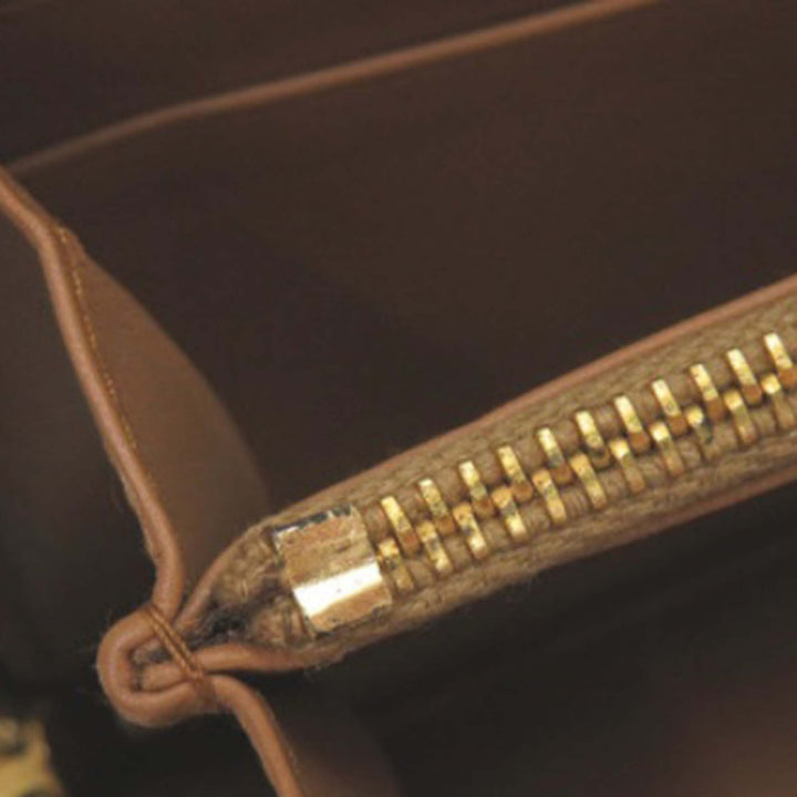 Prada Cuir Zip Around Portefeuille
