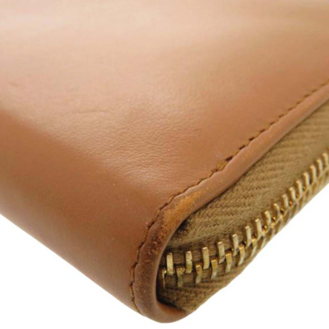 Prada Cuir Zip Around Portefeuille