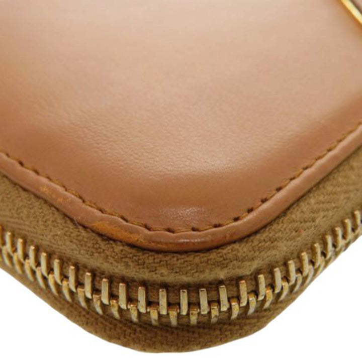 Prada Cuir Zip Around Portefeuille