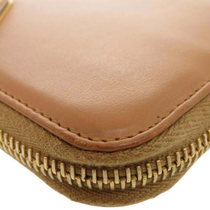 Prada Cuir Zip Around Portefeuille