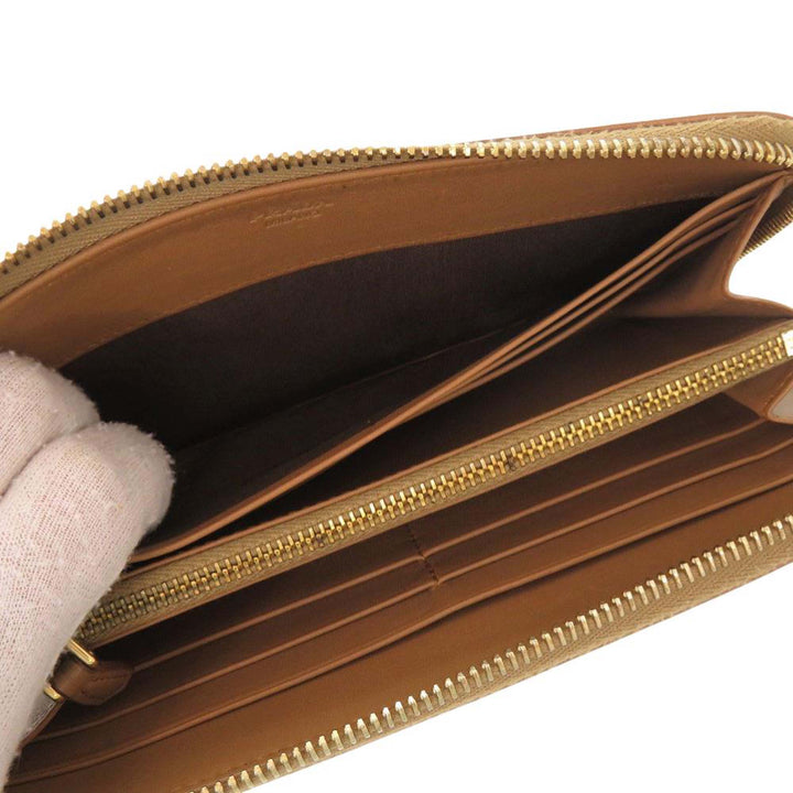 Prada Cuir Zip Around Portefeuille