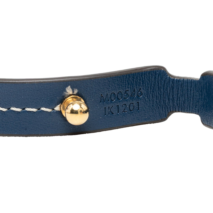 Jacquard Speedy Bijou de sac Micro Monogram Bleu