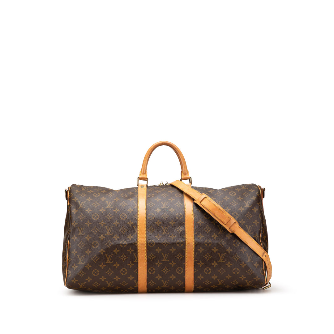 Monogram Keepall Bandouliere 55 Brown - Gaby Paris
