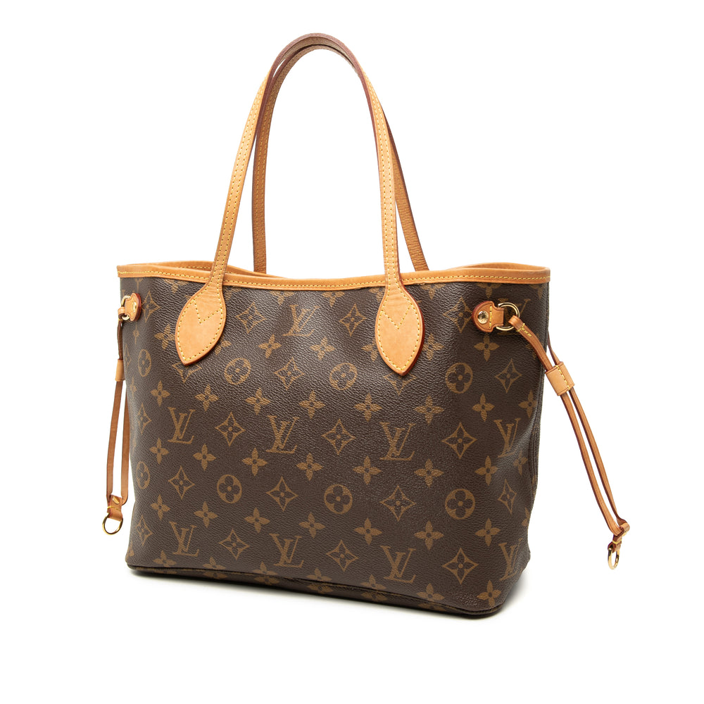 Louis Vuitton Neverfull PM Monogram Marron – vue 2 – GABY PARIS