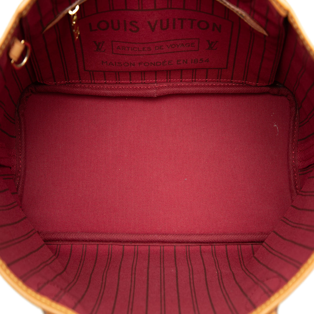Louis Vuitton Neverfull PM Monogram Marron – vue 4 – GABY PARIS