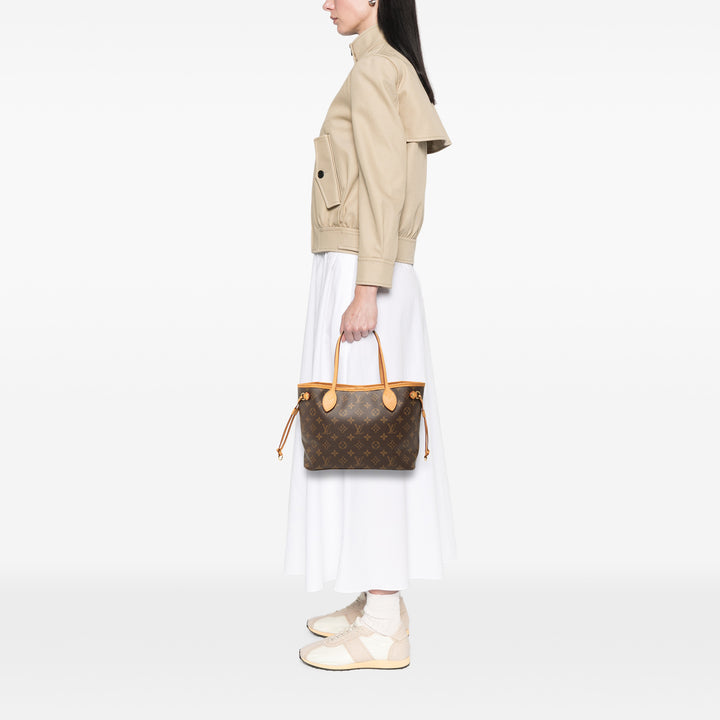 Louis Vuitton Neverfull PM Monogram Marron – vue 6 – GABY PARIS