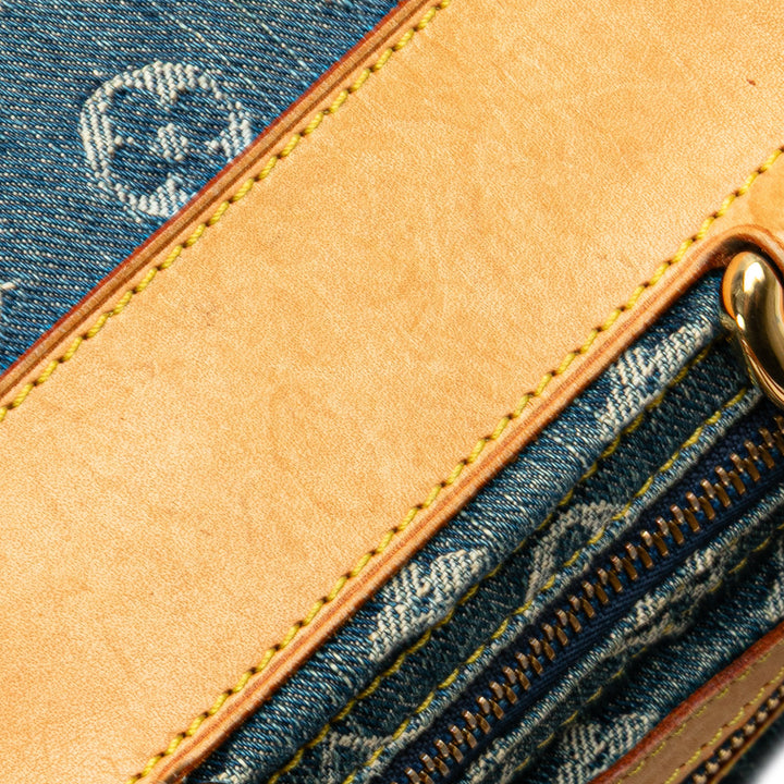 Monogram Denim Neo Speedy 30 Blue - Gaby Paris