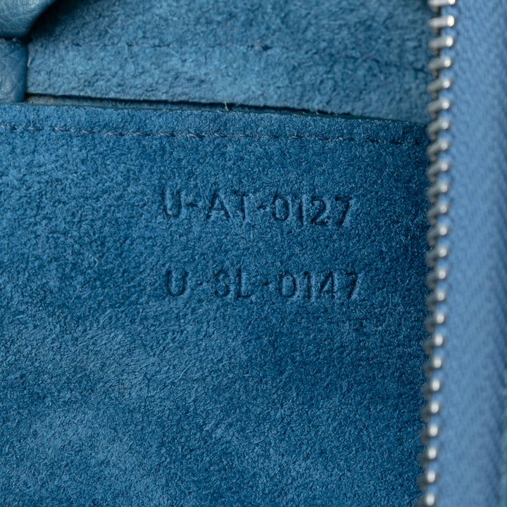 Celine grainé Sac ceinture Micro Cuir de veau grainé Bleu – vue 6 – GABY PARIS