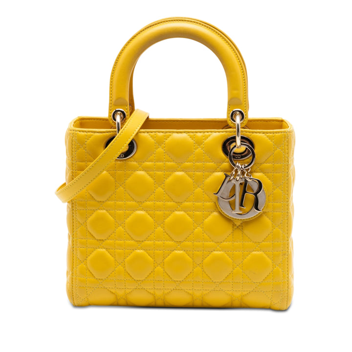Dior Medium Cuir d’agneau Cannage Lady Dior