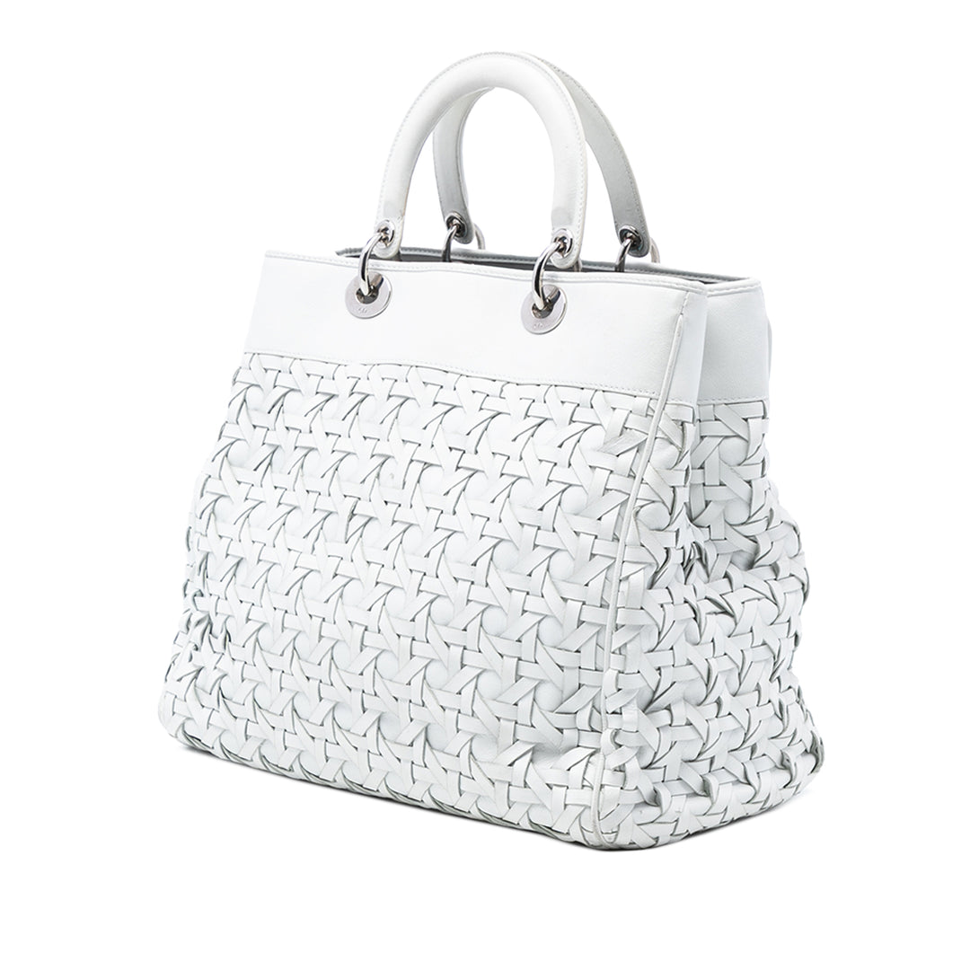 Dior Woven Cuir d’agneau Lady Dior Avenue Cabas