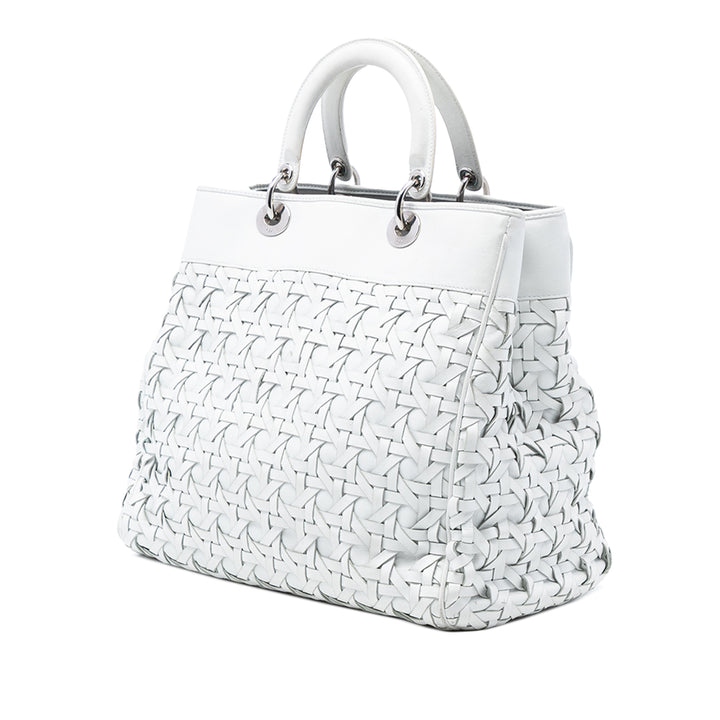 Dior Woven Cuir d’agneau Lady Dior Avenue Cabas