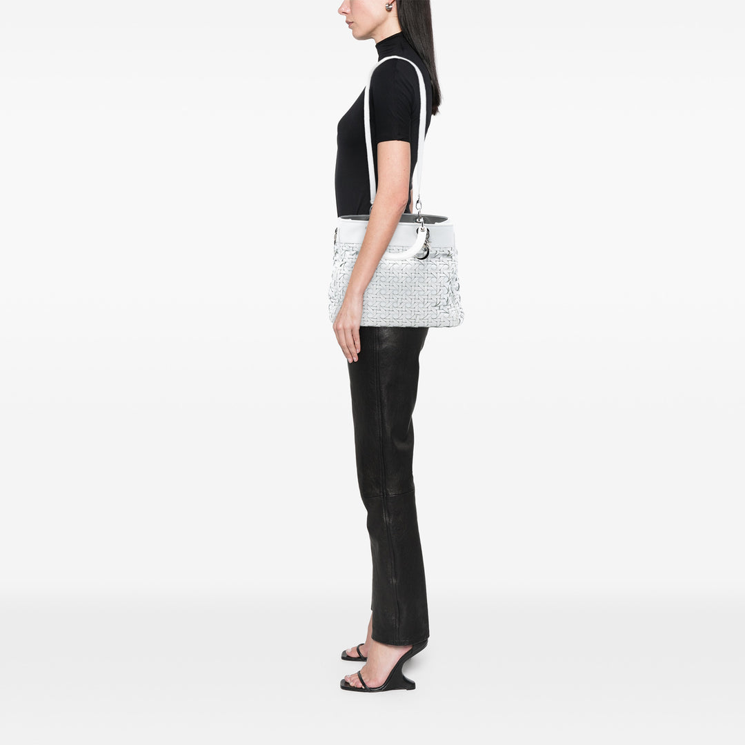 Dior Woven Cuir d’agneau Lady Dior Avenue Cabas