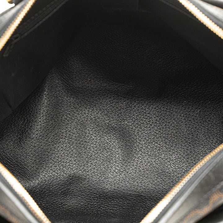 Celine Macadam Coated Toile Sac à main Marron