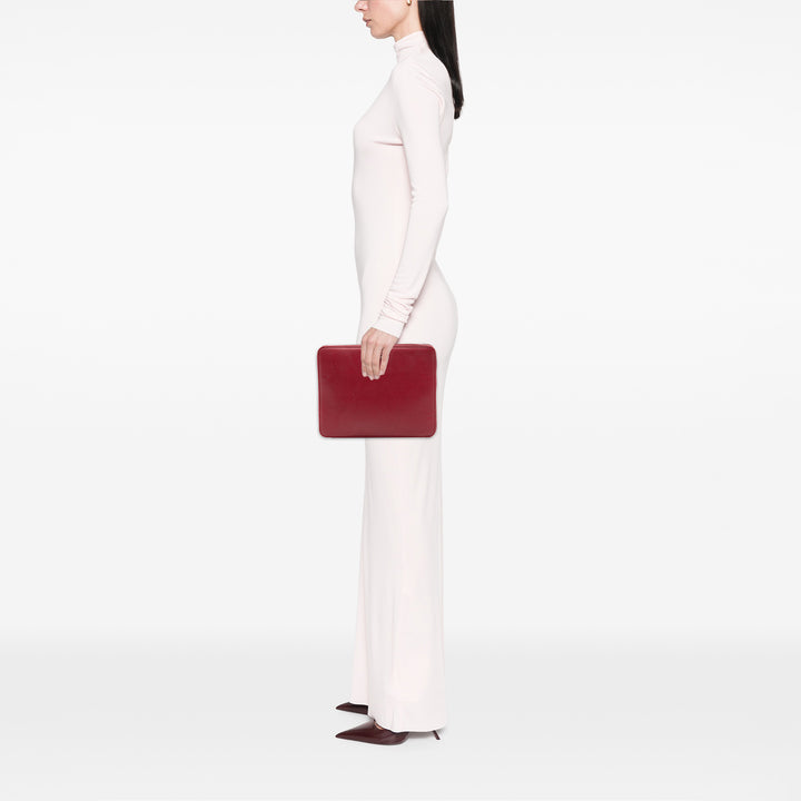 Prada Étui Zippé iPad Saffiano Rouge – vue 6 – GABY PARIS