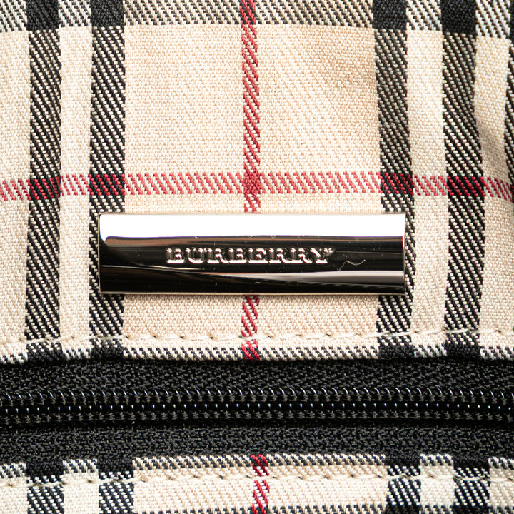 Burberry Leather Boston Bag Noir – GABY PARIS Authentique
