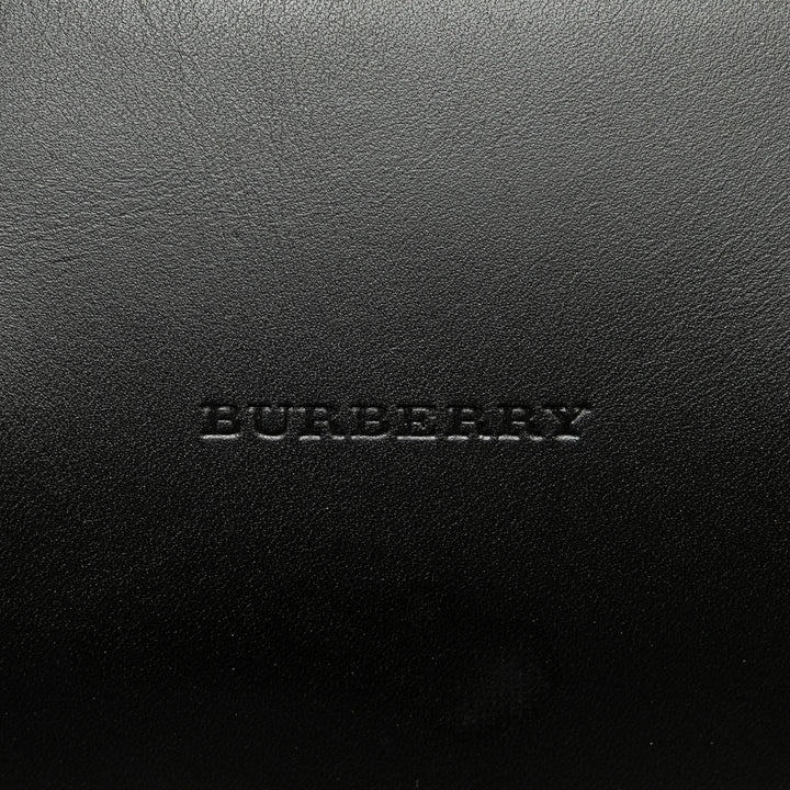 Burberry Leather Boston Bag Noir – GABY PARIS Authentique