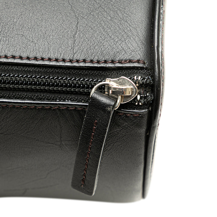 Burberry Leather Boston Bag Noir – GABY PARIS Authentique
