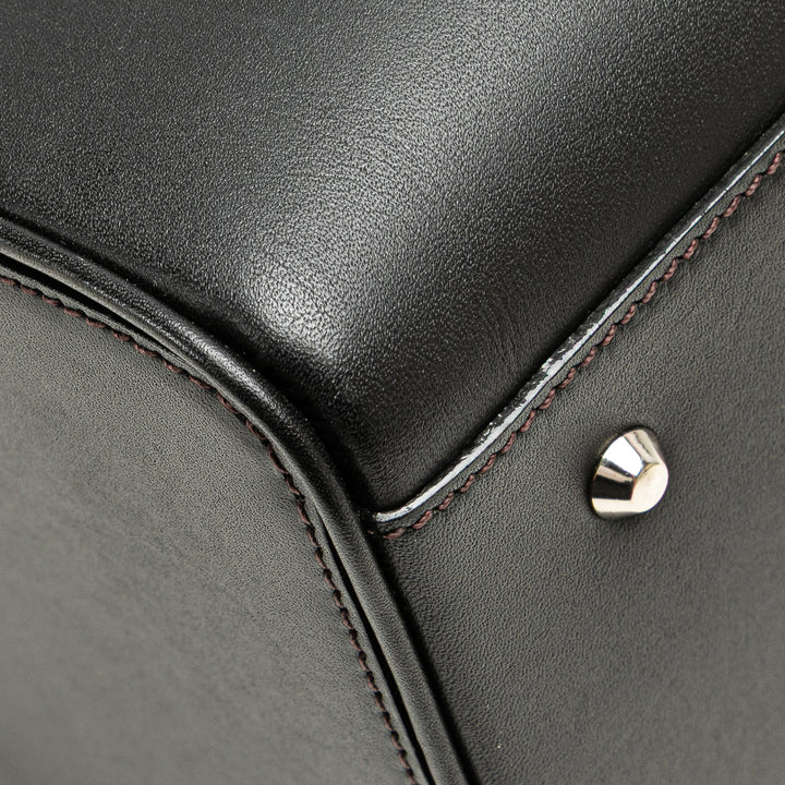 Burberry Leather Boston Bag Noir – GABY PARIS Authentique