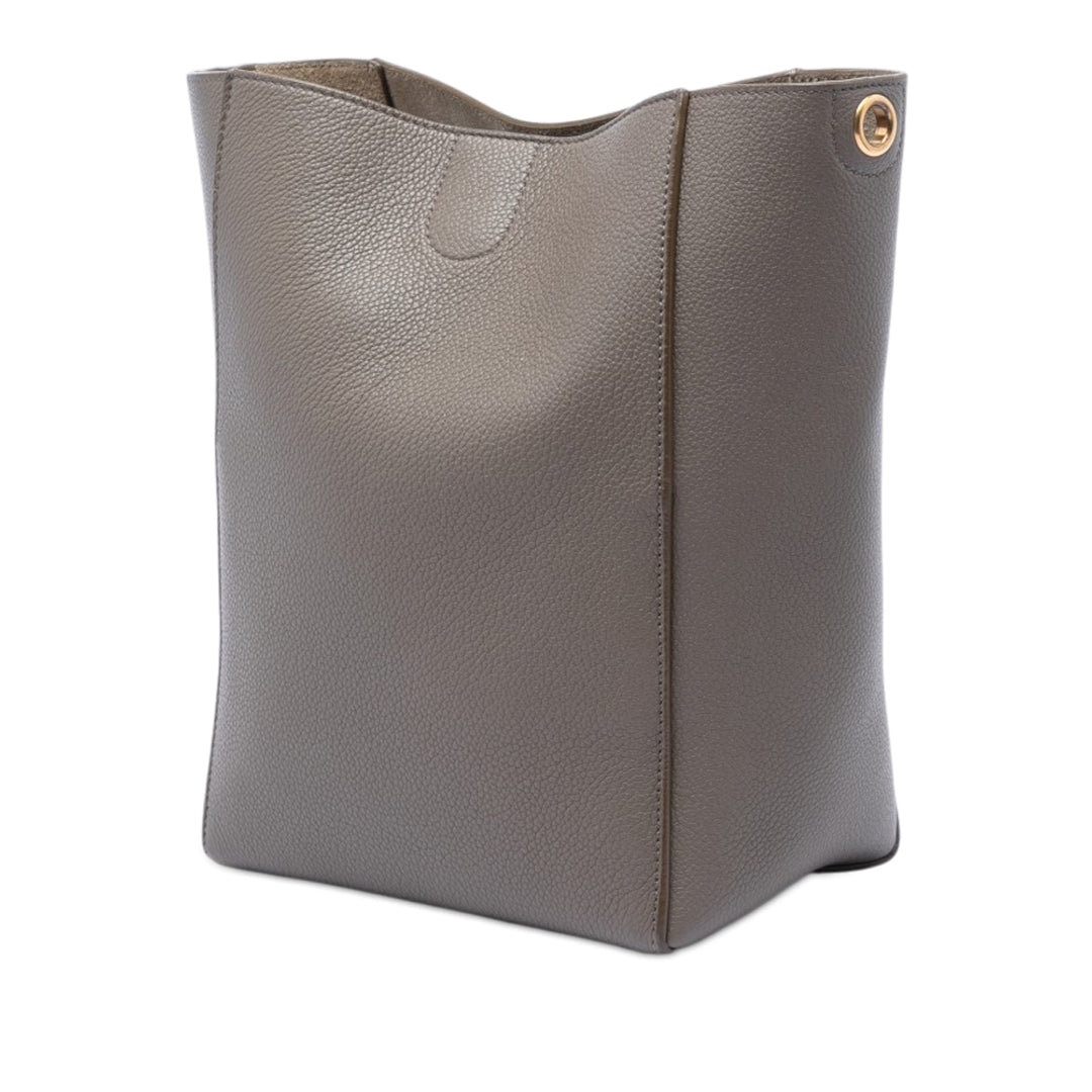Celine Small Soft Cuir de veau grainé Seau Sangle Bucket Sac