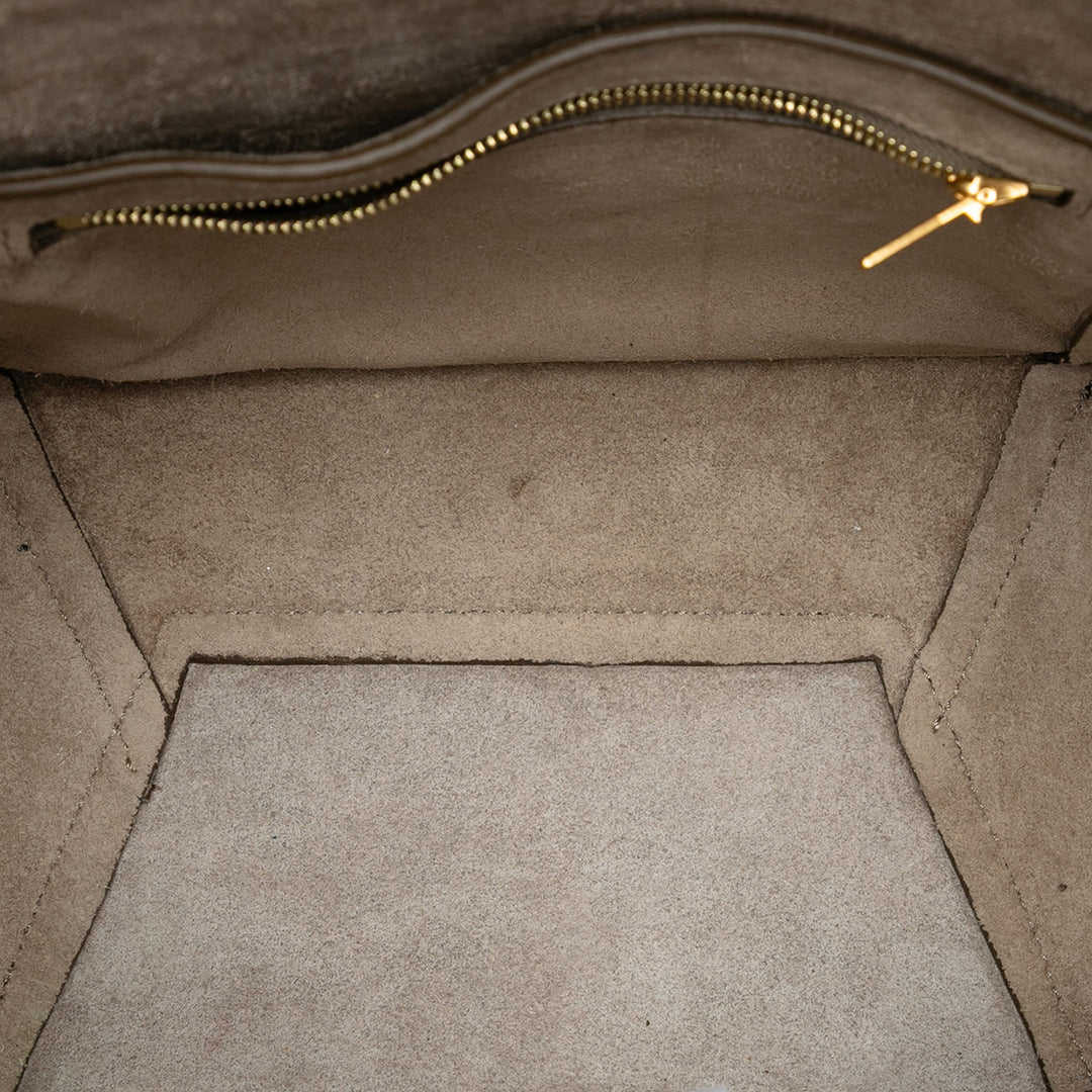 Celine Small Soft Cuir de veau grainé Seau Sangle Bucket Sac