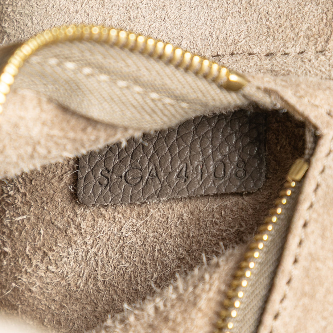 Celine Small Soft Cuir de veau grainé Seau Sangle Bucket Sac
