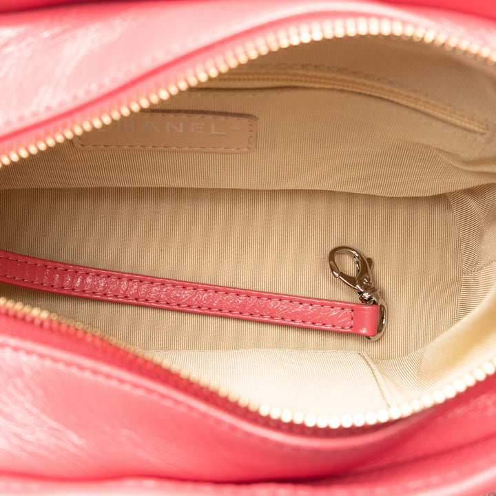 Small Rattan Gabrielle Crossbody Pink - Gaby Paris