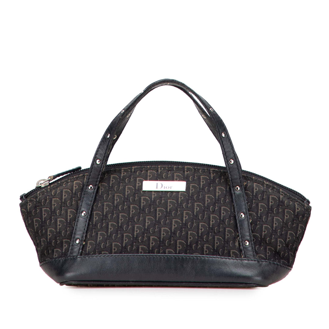 Mini Diorissimo Trotter Canvas Street Chic Handbag Black - Gaby Paris