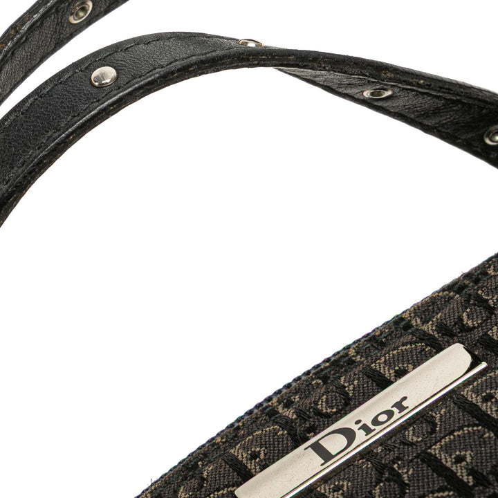 Mini Diorissimo Trotter Canvas Street Chic Handbag Black - Gaby Paris