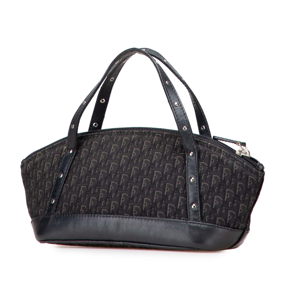 Mini Diorissimo Trotter Canvas Street Chic Handbag Black - Gaby Paris