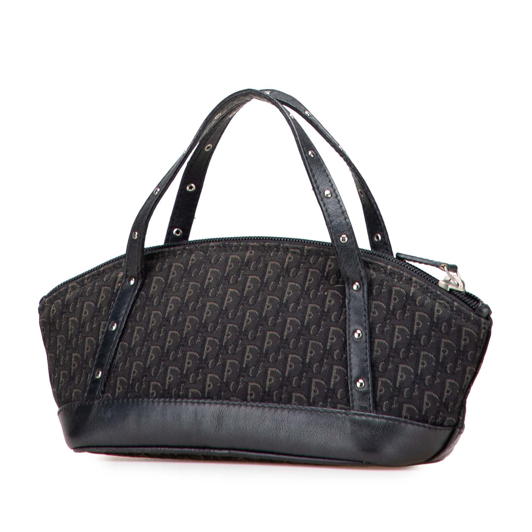 Mini Diorissimo Trotter Canvas Street Chic Handbag Black - Gaby Paris