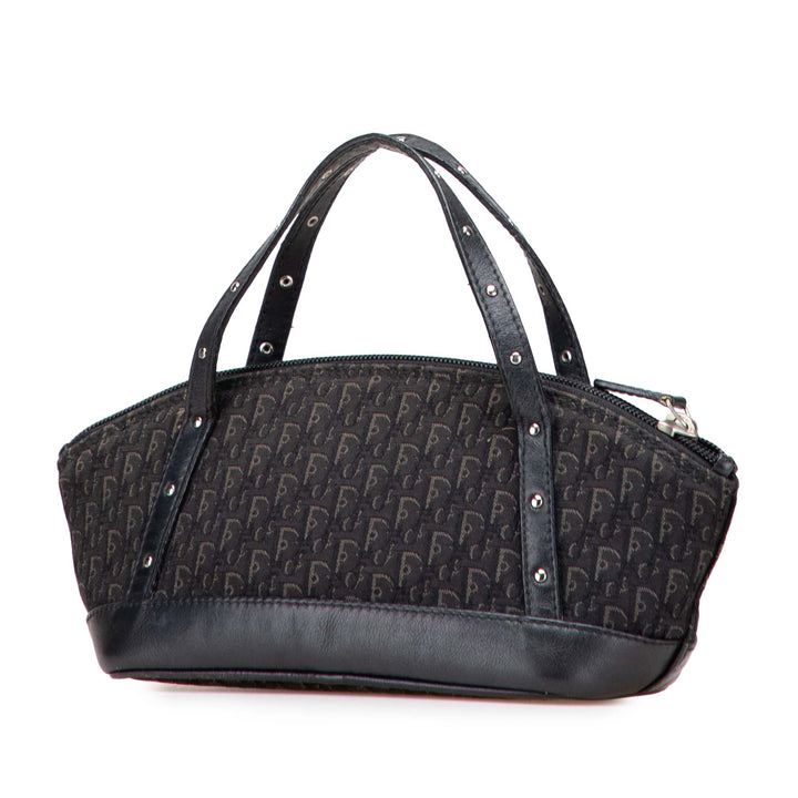 Mini Diorissimo Trotter Canvas Street Chic Handbag Black - Gaby Paris