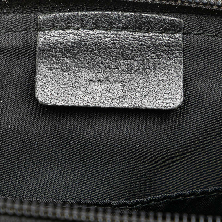 Mini Diorissimo Trotter Canvas Street Chic Handbag Black - Gaby Paris