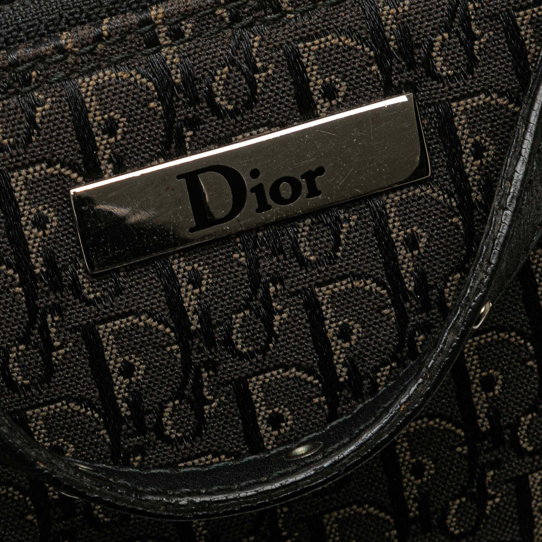 Mini Diorissimo Trotter Canvas Street Chic Handbag Black - Gaby Paris